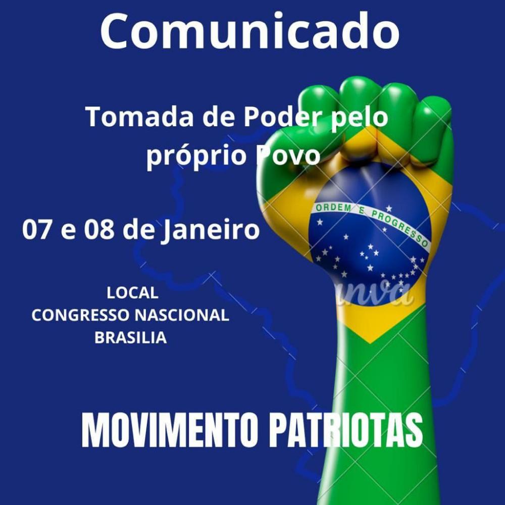 Grande manifestação convocada para ocorrer em frente ao Congresso Nacional