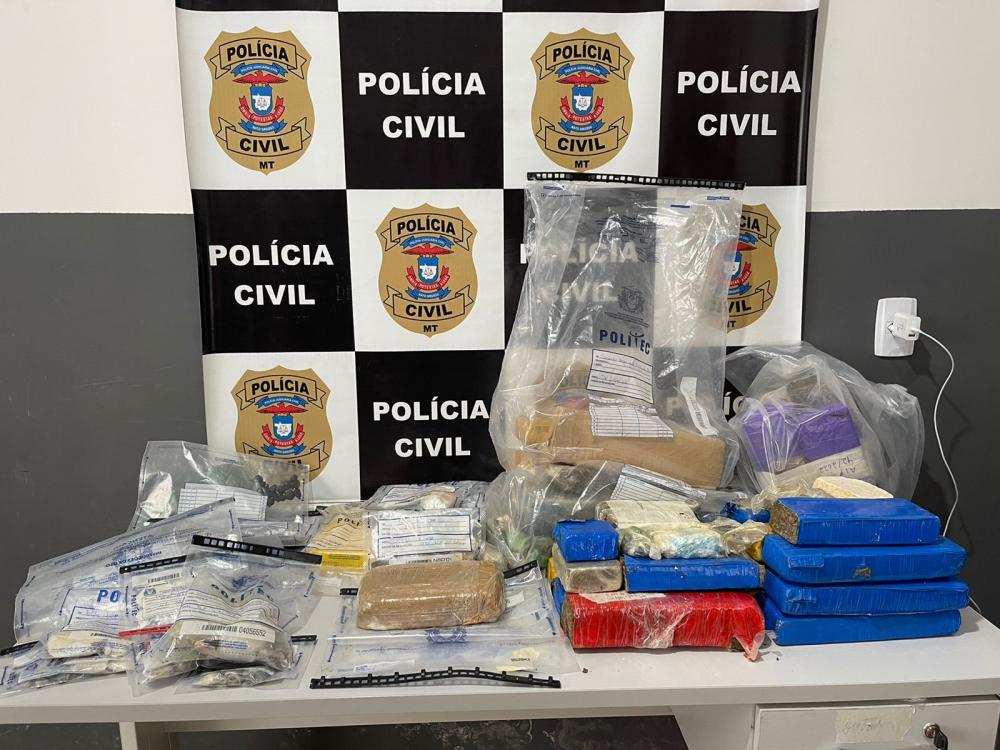 Polícia Civil de Colniza incinera quase 30 kg de drogas apreendidas