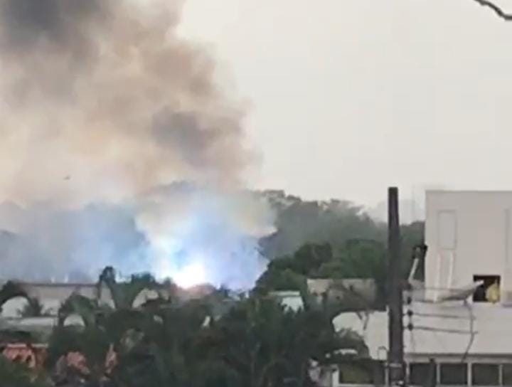 Incêndio atinge sub estação de energia em Colider